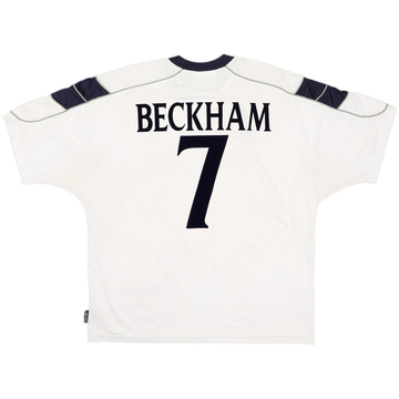 1999-00 Manchester United Maillot Third Beckham #7 - 5/10 - (XXL)
