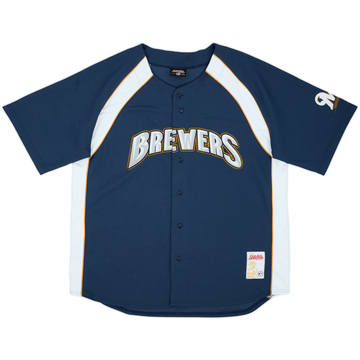 Maillot Stitches Milwaukee Brewers années 2000 - 7/10 - (XXL)