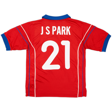 1998-01 Corée du Sud Maillot Domicile J.S Park #21 - 6/10 - (M)