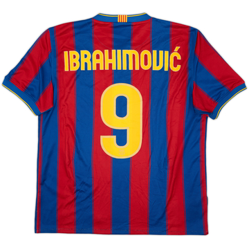 Maillot domicile Barcelone 2009-10 Ibrahimovic #9 - 6/10 - (L)