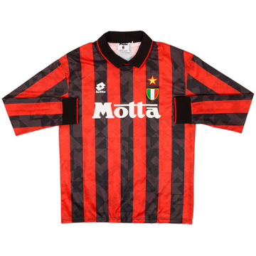Maillot Domicile AC Milan Manches Longues 1993-94 - 7/10 - (L)