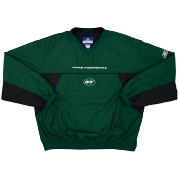 2002-04 New York Jets Reebok Veste coupe-vent pullover - 7/10 - (XXL)