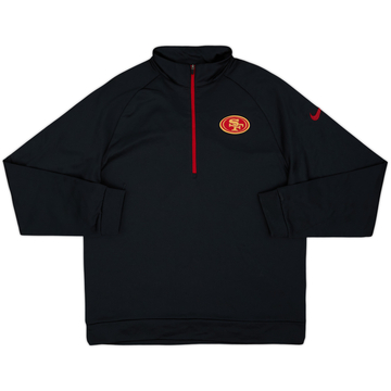 2017 San Francisco 49ers Nike Haut d'entraînement 1/2 Zip - 10/10 - (L)