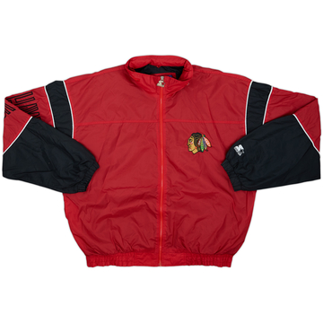 Veste de pluie Starter Chicago Blackhawks années 90 - 6/10 - (XL)