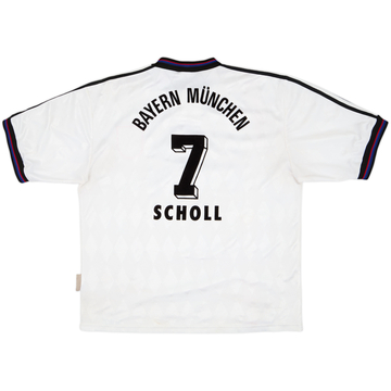 1996-98 Bayern Munich Maillot extérieur Scholl #7 - 5/10 - (XL)