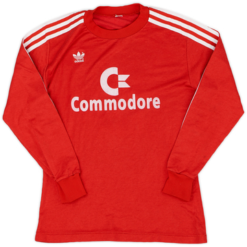 1984-89 Bayern Munich Maillot Domicile ML #8 - 8/10 - (S)