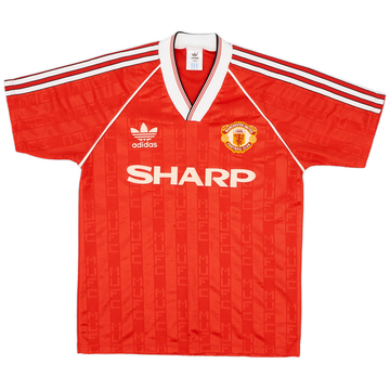Maillot domicile Manchester United 1988-90 - 7/10 - (S)