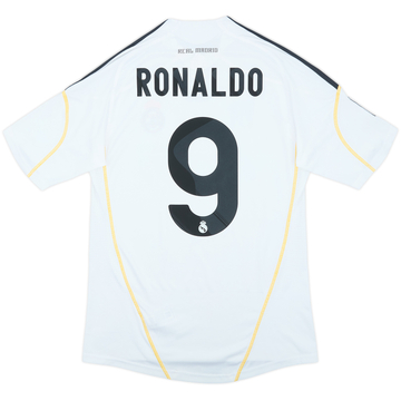 2009-10 Real Madrid Maillot Domicile Ronaldo #9 - 7/10 - (S)