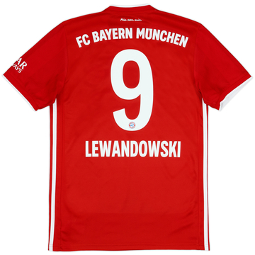 2020-21 Bayern Munich Maillot domicile Lewandowski #9 - 9/10 - (S)