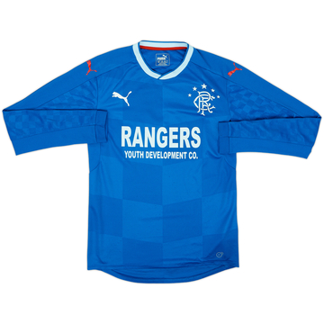 2016-18 Rangers Youth Match Issue Home L/S Shirt #3
