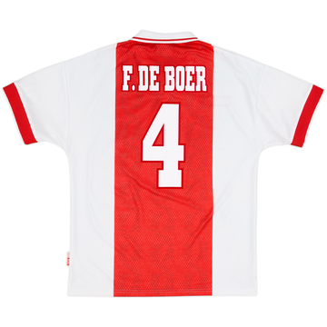 1998-99 Ajax Maillot domicile F. De Boer #4 - 7/10 - (M)