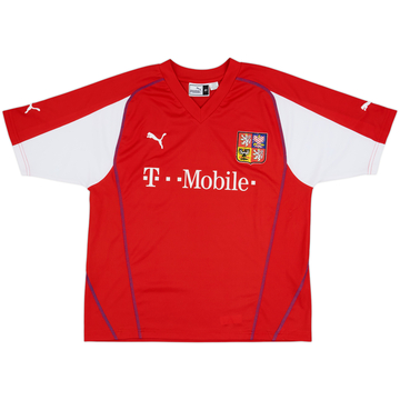 2004-05 Czech Republic Maillot domicile basique - 5/10 - (XL)