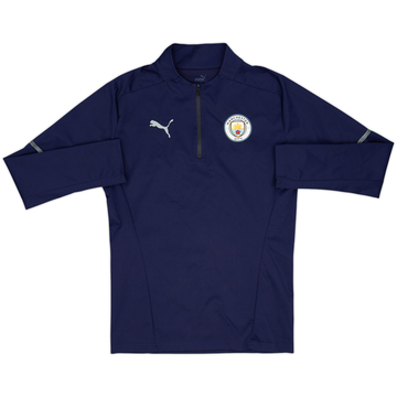 2021-22 Manchester City Puma Haut de training 1/4 Zip - 8/10 - (S)