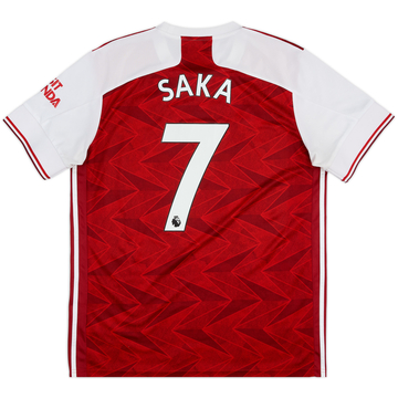 2020-21 Arsenal Maillot Domicile Saka #7 - 8/10 - (L)