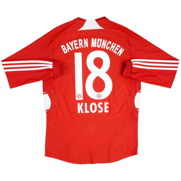 2007-08 Bayern Munich Maillot manches longues Domicile Klose #18 - 7/10 - (S)