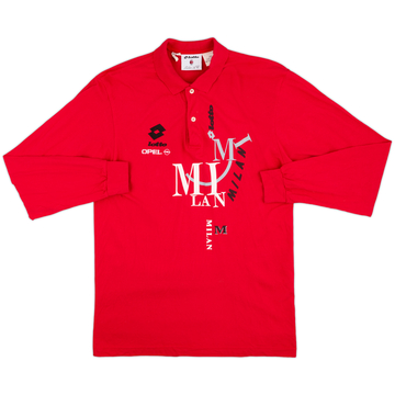 1993-94 AC Milan Lotto Maillot Polo L/S - 10/10 - (XL)