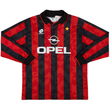 1994-95 AC Milan Maillot domicile manches longues - 8/10 - (L)