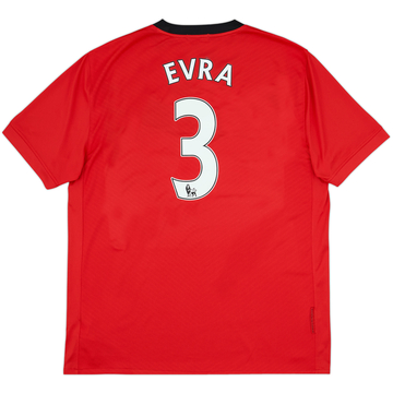 2009-10 Manchester United Maillot Domicile Evra #3 - 10/10 - (XL)