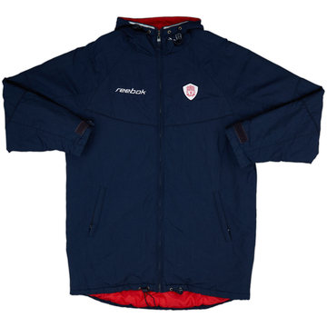 2001-02 Liverpool Reebok Parka de banc à capuche - 8/10 - (M)