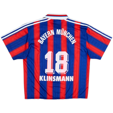 1995-97 Bayern Munich Maillot domicile Klinsmann #18 - 5/10 - (M)