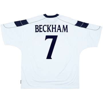 1999-00 Manchester United Maillot Third Beckham #7 - 8/10 - (XXL)