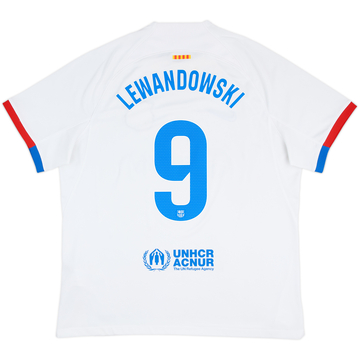 2023-24 Barcelona Maillot extérieur Lewandowski #9 - 7/10 - (XL)