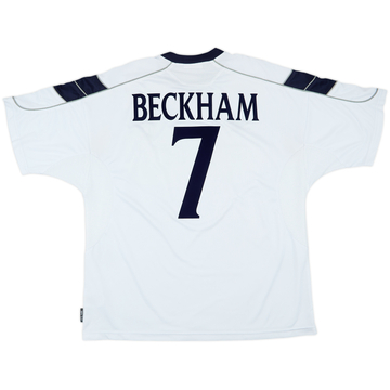 1999-00 Manchester United Maillot Third Beckham #7 - 8/10 - (XXL)