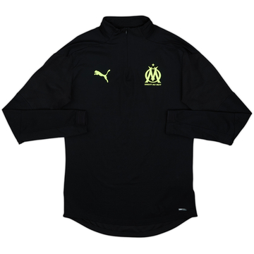 2020-21 Olympique Marseille Puma Haut d'entraînement 1/4 Zip - 8/10 - (S)
