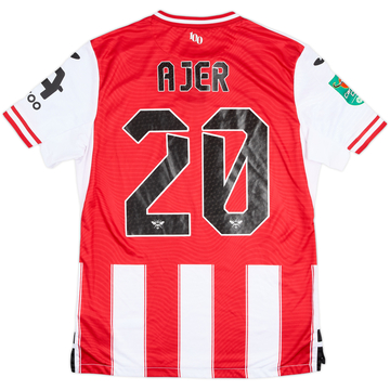 2025-26 Brentford Maillot domicile version match Carabao Cup Ajer #20