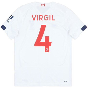 2019-20 Liverpool Maillot extérieur Virgil #4 - 6/10 - (S)