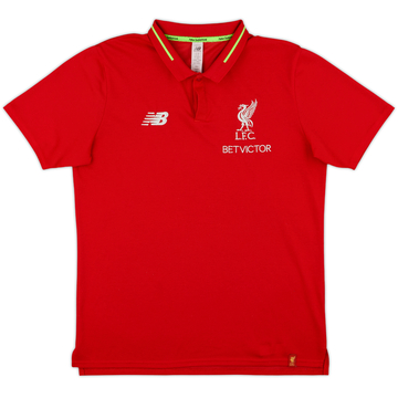 2018-19 Liverpool New Balance Polo - 7/10 - (M)