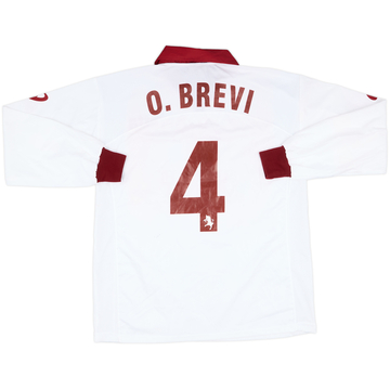 2005-06 Torino Maillot de match Extérieur ML O.Brevi #4