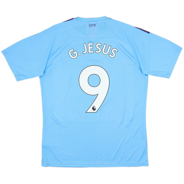 Maillot domicile Manchester City 2019-20 G.Jesus #9 (L)
