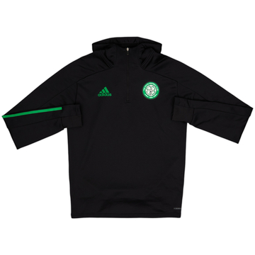 2023-24 Celtic adidas Sweat-shirt à capuche 1/4 zip - 9/10 - (S)