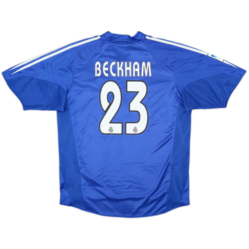 2004-05 Real Madrid Maillot extérieur Beckham #23 - 9/10 - (L)