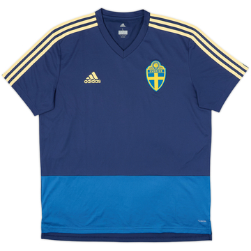 2017-18 Sweden adidas Maillot d'entraînement - 9/10 - (L)