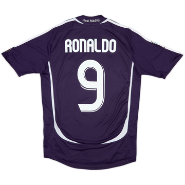 2006-07 Real Madrid Maillot troisième Ronaldo #9 - 8/10 - (S)