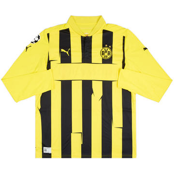 2012-13 Borussia Dortmund Maillot Domicile Européen ML - 4/10 - (XXL)
