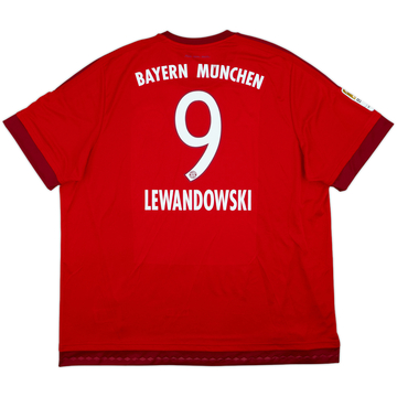 Maillot Domicile Bayern Munich 2015-16 Lewandowski #9 (3XL)