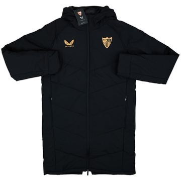 2023-24 Sevilla Castore Manteau de banc matelassé (S)