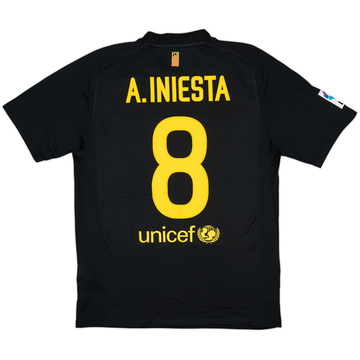 2011-12 Barcelona Maillot extérieur A.Iniesta #8 - 6/10 - (S)