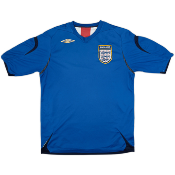 2006-08 England GK S/S Maillot - 5/10 - (L)