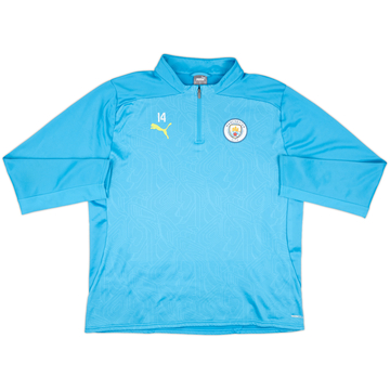 2024-25 Manchester City Version Joueur Puma Haut d'entraînement 1/4 Zip #14 - 9/10 - (L)