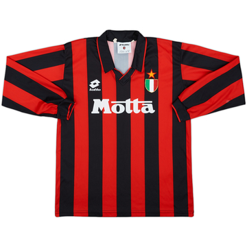1993-94 AC Milan Maillot Domicile L/S - 9/10 - (15-16 ans)
