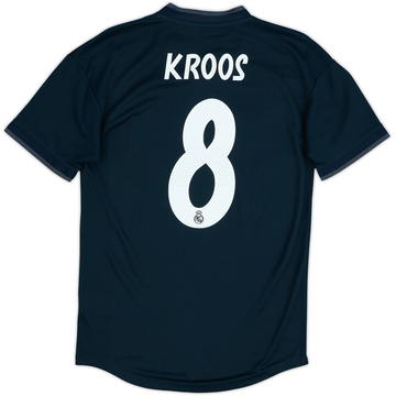 2018-19 Real Madrid Maillot extérieur authentique Kroos #8 - 9/10 - (S)