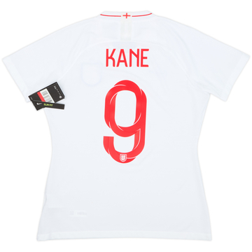 2018-19 England Maillot Domicile Kane #9 (Femme L)
