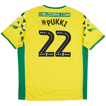 2018-19 Norwich Maillot Domicile Pukki #22 - 6/10 - (XXL)