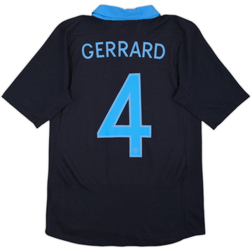2011-12 England Maillot extérieur Gerrard #4 - 9/10 - (XS)