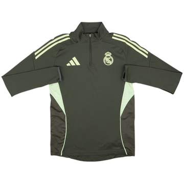 2025-26 Real Madrid adidas Haut d'entraînement 1/4 Zip - 8/10 - (S)
