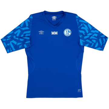 2019-20 Schalke Umbro Édition Staff Maillot d'entraînement L/S MM - 9/10 - (XXL)